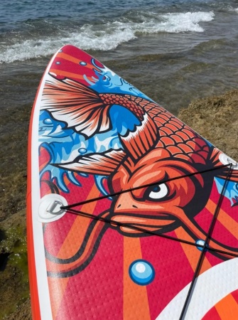 Надувная SUP-доска (сапборд) FunWater 01A Koi (350x83x15 cm)