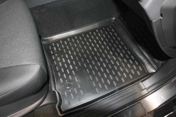 Коврики в салон SSANG YONG Actyon Sports, 2012-н.в., 4 шт. (полиуретан)