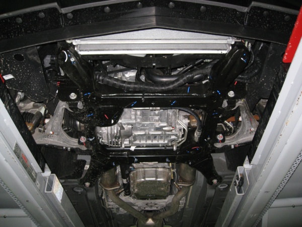 Защита картера Cadillac CTS coupe 4WD (2011-2014) Alfeco