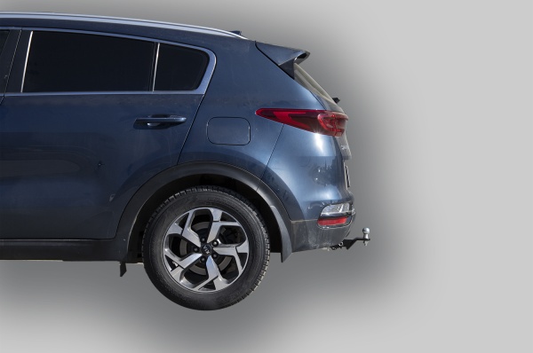 Фаркоп для Hyundai Tucson кроме а/м с 2 выхл.трубами (без электрики) (2018-2021) «ЛидерПлюс»