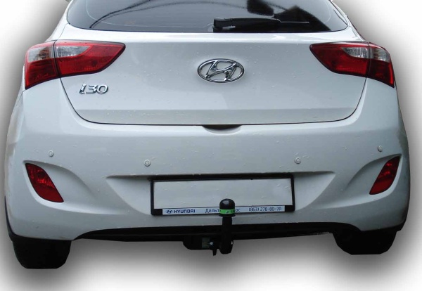 Фаркоп для Hyundai I 30 JDH, хетчбэк (без электрики) (2011-н.в.) «ЛидерПлюс»