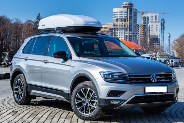 Автобокс на крышу Koffer A440 белый глянец (1860х860х420)