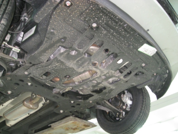Защита картера Chevrolet Aveo T300 (2012-н.в.) 1.6 Alfeco