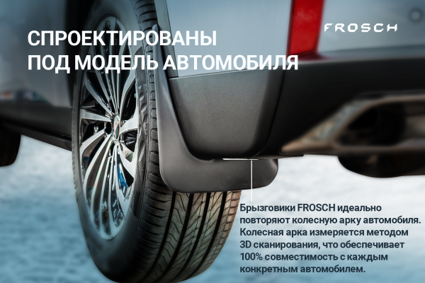 Брызговики задние LADA (ВАЗ) Largus Cross (2021-н.в.)