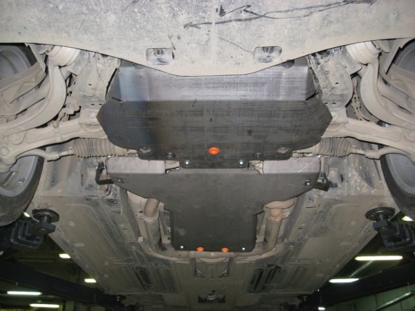 Защита картера Jaguar XJ (2 части) (2000-2021) Alfeco