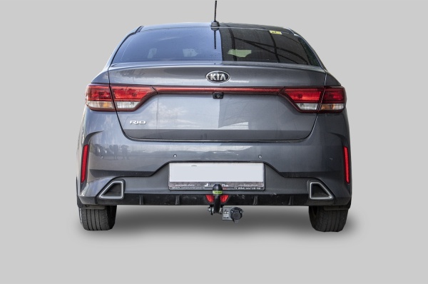 Фаркоп для Kia Rio IV (FB) restyle седан (без электрики) (2020-2022) «ЛидерПлюс»