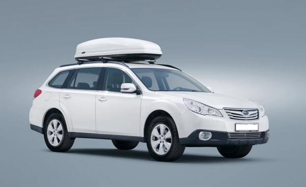 Автобокс на крышу Koffer A480 белый глянец (1980х820х450)