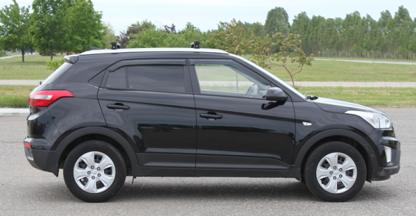 Рейлинги на крышу Hyundai Creta (2016-н.в.) интегрированные