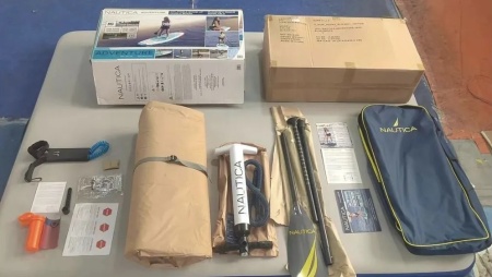 Надувная SUP-доска (сапборд) Nautica Adventure (320x84x15 cm)
