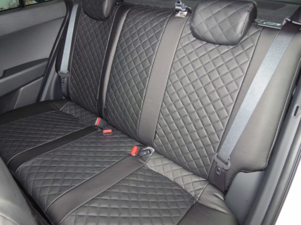 Чехлы из экокожи РОМБ для Fiat Albea (2003-н.в.) "Автопилот"