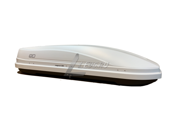 Автобокс на крышу Магнум 330 белый карбон (1850х600х420)